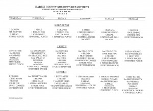 Harris County Master Menu